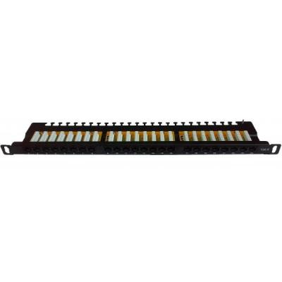 Патч-панель Hypernet 19&quot; 24 порта UTP 0.5U cat.6 с менеджментом кабеля (PP-UTP6-24-WMR-05U)