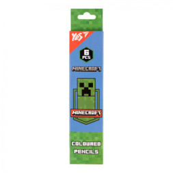 Олівці кольорові Yes 6 кольорів Minecraft Creeper (290724)