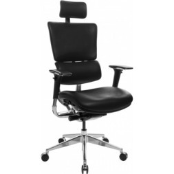 Офісне крісло GT Racer X-807 Black (X-807 Leather Black (P-02))