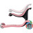 Самокат Globber Go Up Sporty Led пастельно-рожевий (452-710-4)