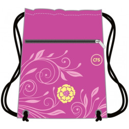 Сумка для взуття Cool For School Flowers на два відділення з розширенням (CF85728)