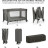 Дитячий манеж Kinderkraft Joy 2 Dark Grey (5902533925117)