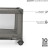 Дитячий манеж Kinderkraft Joy 2 Dark Grey (5902533925117)