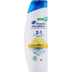 Шампунь Head &amp; Shoulders 2 в 1 Проти лупи Цитрусова свіжість 330 мл (8700216304733)