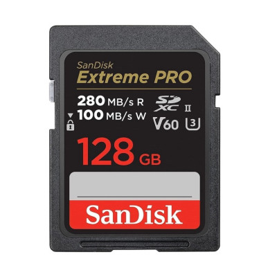 Карта пам&#039;яті SanDisk 128GB SD class 10 Extreme PRO (SDSDXEP-128G-GN4IN)
