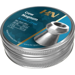 Пульки H&amp;N Crow Magnum 5,5 мм 1.18 г 200шт/уп (92225500003)