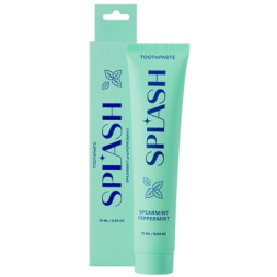 Зубна паста Splash Oral Care Spearmint &amp; Peppermint Освіжальна з відбілювальним ефектом зі смаком м'яти 75 мл (4820266831189)