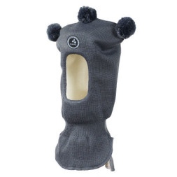 Шапка дитяча Huppa шолом COCO 85070000 сірий M (4741468629636)