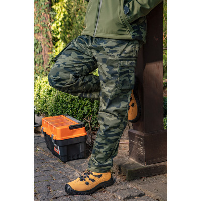 Напівкомбінезон робочий Neo Tools CAMO, розмір S (48), 255 г/м2, потрійні шви, камуфляжний (81-241-S)