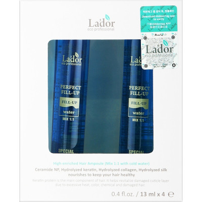 Сироватка для волосся La&#039;dor Perfect Hair Fill-Up Філер 4 x 13 мл (8809500816683)