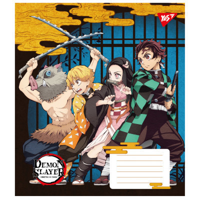 Зошит Yes Demon slayer. Power 18 аркушів лінія (767265)