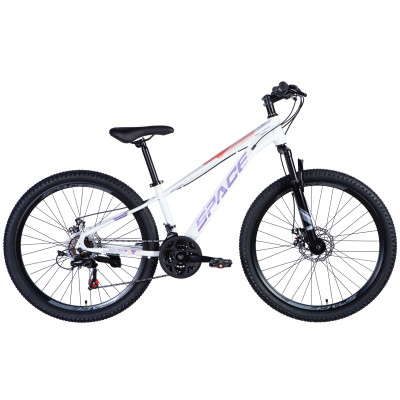 Велосипед Space 26&quot; Saturn AM DD рама-13&quot; St бiло-бузковий 2024 (OPS-SP-26-003)
