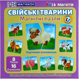 Пазл Магнікон Свійські Тварини (MK-M-04)