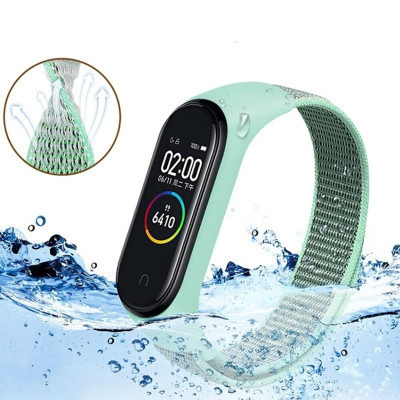Ремінець до фітнес браслета BeCover Nylon Style для Xiaomi Mi Smart Band 7 Lime (707662)