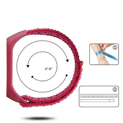 Ремінець до фітнес браслета BeCover Nylon Style для Xiaomi Mi Smart Band 7 Lime (707662)