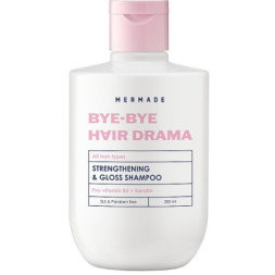 Шампунь Mermade Keratin &amp; Pro-Vitamin B5 Strengthening &amp; Gloss Shampoo Для зміцнення та сяйва волосся 300 мл (4823122900050)