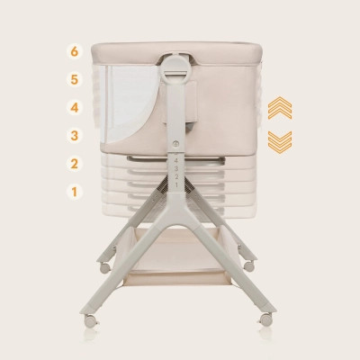 Ліжечко Lionelo приставна LEONIE PLUS BEIGE SAND (LO-LEONIE PLUS BEIGE SAND)