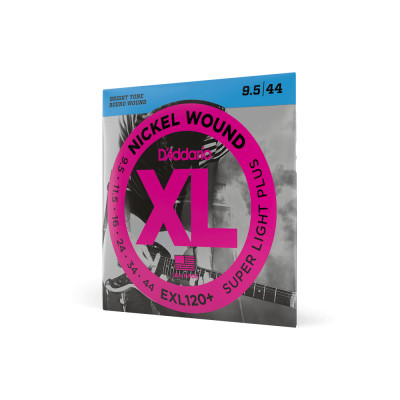 Струни для гітари D&#039;Addario XL Nickel Wound Super Light Plus (9.5-44) (EXL120+)