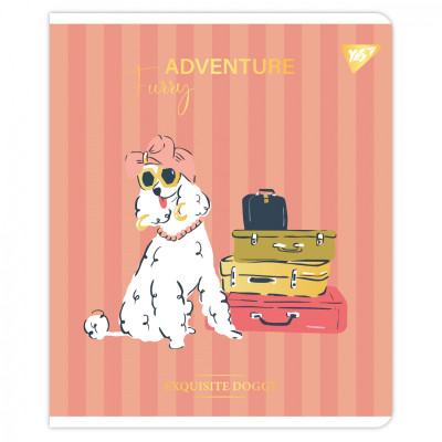 Зошит Yes Exquisite doggy 48 аркушів лінія (767552)