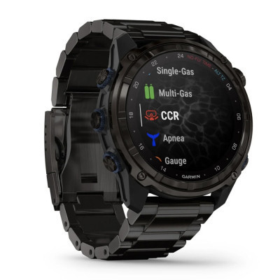 Смарт-годинник Garmin Descent Mk3i, 51mm, Crbn Gry DLC Ti/Ti, Dive Computer, GPS дайвінг комп&#039;ютер (010-02752-14)