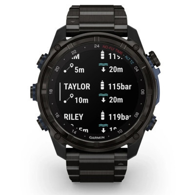 Смарт-годинник Garmin Descent Mk3i, 51mm, Crbn Gry DLC Ti/Ti, Dive Computer, GPS дайвінг комп&#039;ютер (010-02752-14)