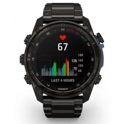 Смарт-годинник Garmin Descent Mk3i, 51mm, Crbn Gry DLC Ti/Ti, Dive Computer, GPS дайвінг комп&#039;ютер (010-02752-14)