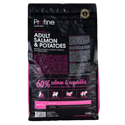 Сухий корм для собак Profine Adult Salmon з лососем і картоплею 3 кг (8595602517589)