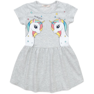 Плаття дитяче POP FASHION з єдинорогом (6834-116G-gray)