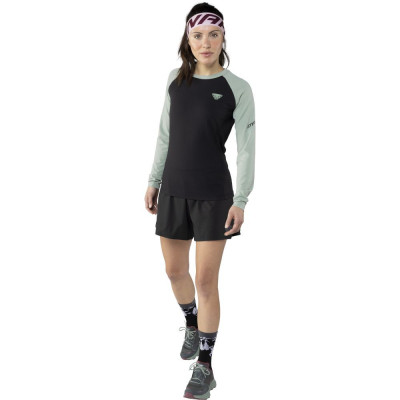 Лонгслів Dynafit Alpine Pro L/S Tee Wms 71157 0913 - 46/40 - чорний/блакитний (016.002.2716)