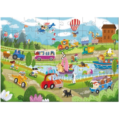 Пазл DoDo Вімельпазл Диво-транспорт, 60 елементів (300660)