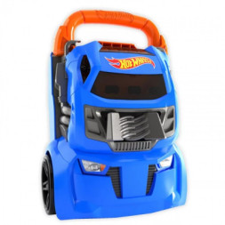 Автотрек Hot Wheels Портативний трек-контейнер з 4 рівнобіжними доріжками (HWCC14)