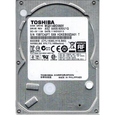 Жорсткий диск для ноутбука 2.5&quot; 500GB Toshiba (# MQ01ABD050V #)