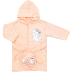 Халат дитячий Bibaby махровий (66311-86G-peach)