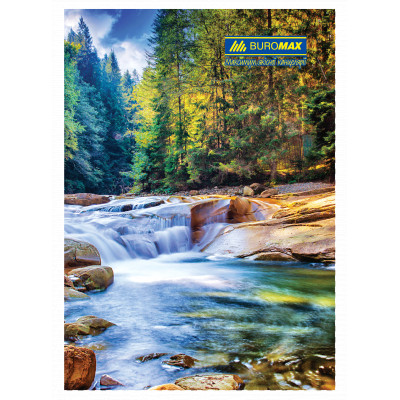 Канцелярська книга Buromax А4, 96 арк., клітинка, тверда ламін.обкл (BM.2430)