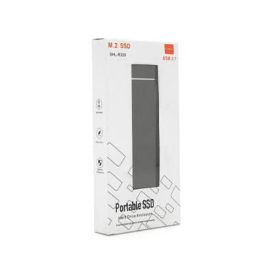 Кишеня зовнішня Voltronic SHL-R320 USB 3.0 to M.2 NGFF black (YT-USB3.0M.2 NGFF/B)
