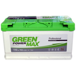 Акумулятор автомобільний GREEN POWER MAX 110Ah (+/-) (950EN) (26189)