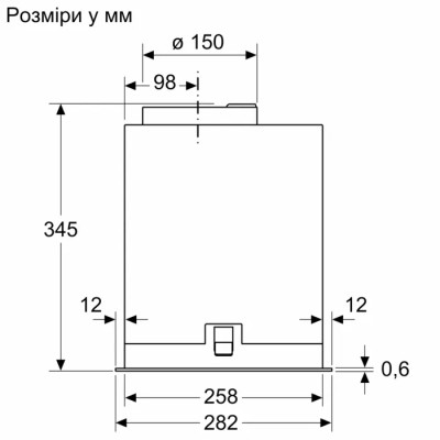 Витяжка кухонна Bosch DLN56AC50