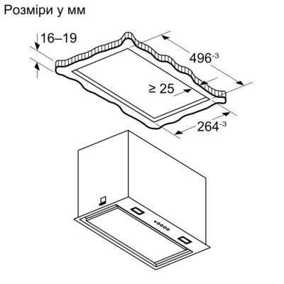 Витяжка кухонна Bosch DLN56AC50