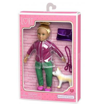 Лялька Lori Шауна с собачкой Сонни 15 см (LO31025Z)