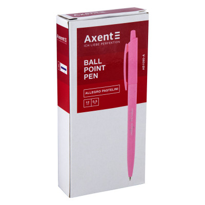 Ручка кулькова Axent Allegro Pastelini автоматична Синя 0.5 мм (AB1090-02-A)