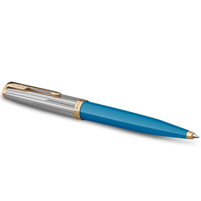 Ручка кулькова Parker 51 Premium Turquoise GT BP (56 432)