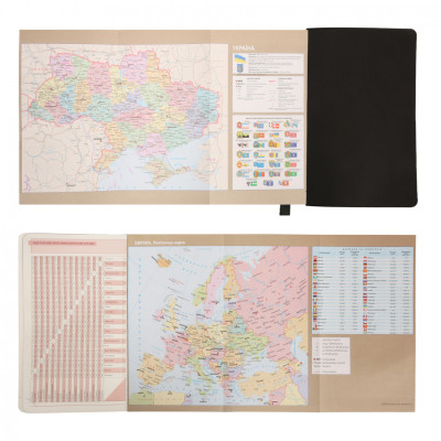 Тижневик Leo planner датований 2026 &quot;Glory&quot;, м‘який, чорний, 352 сторінки (252632)