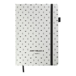Книга записна Buromax Relax А5 96 аркушів, без лініювання сріблястий (BM.295001-24)