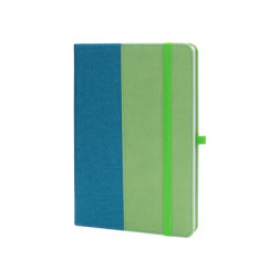 Книга записна Optima А5 COMBI-18, тверда обкладинка, гумка,лінія (O20125-18)