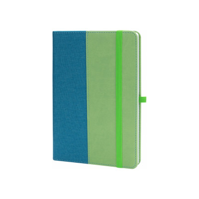 Книга записна Optima А5 COMBI-18, тверда обкладинка, гумка,лінія (O20125-18)