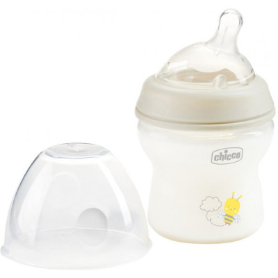 Пляшечка для годування Chicco Natural Feeling Color 150 мл +0 міс Беж (81311.30)