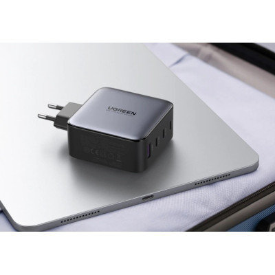 Зарядний пристрій Ugreen Nexode USB-A+3*USB-C 100W GaN Te ch Fast Black (CD226)