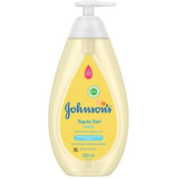 Дитячий шампунь Johnson’s baby і пінка для миття та купання «Від маківки до п'яточок», 500 мл (3574669909990)