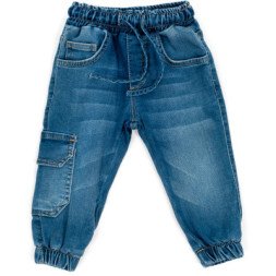 Джинси дитячі Breeze на гумці (14758-80-blue)