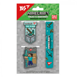 Закладки для книг Yes магнітні Minecraft 3 шт (708346)